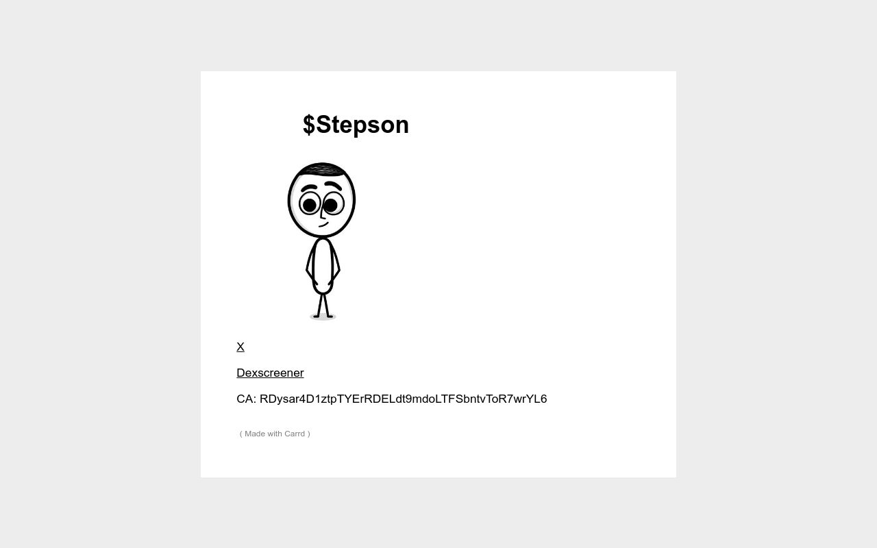 Carrd profile picture for @stepson